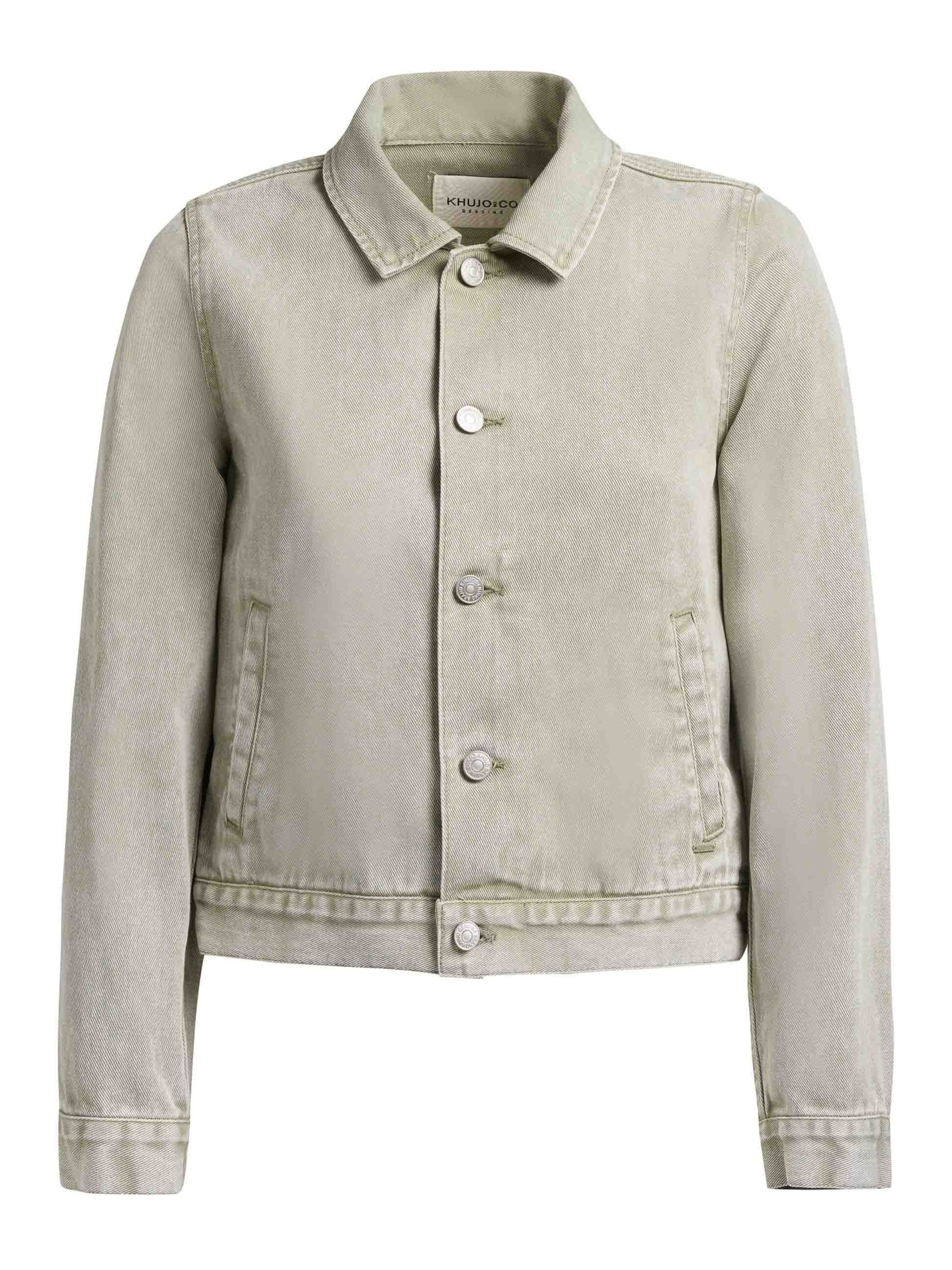 Veste mi-saison 'Renia' khujo en vert : devant