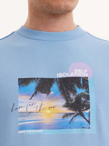 Sweat-shirt 'COLLAGE FUN' WESTMARK LONDON en bleu