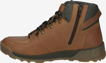 JOSEF SEIBEL Lace-Up Boots in Brown