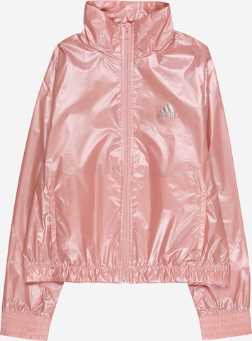 ADIDAS SPORTSWEAR Athletic Jacket in Pink: front