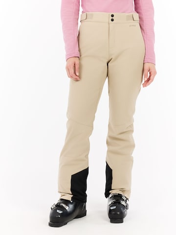 PROTEST Slim fit Workout Pants 'PRTVoleta' in Brown