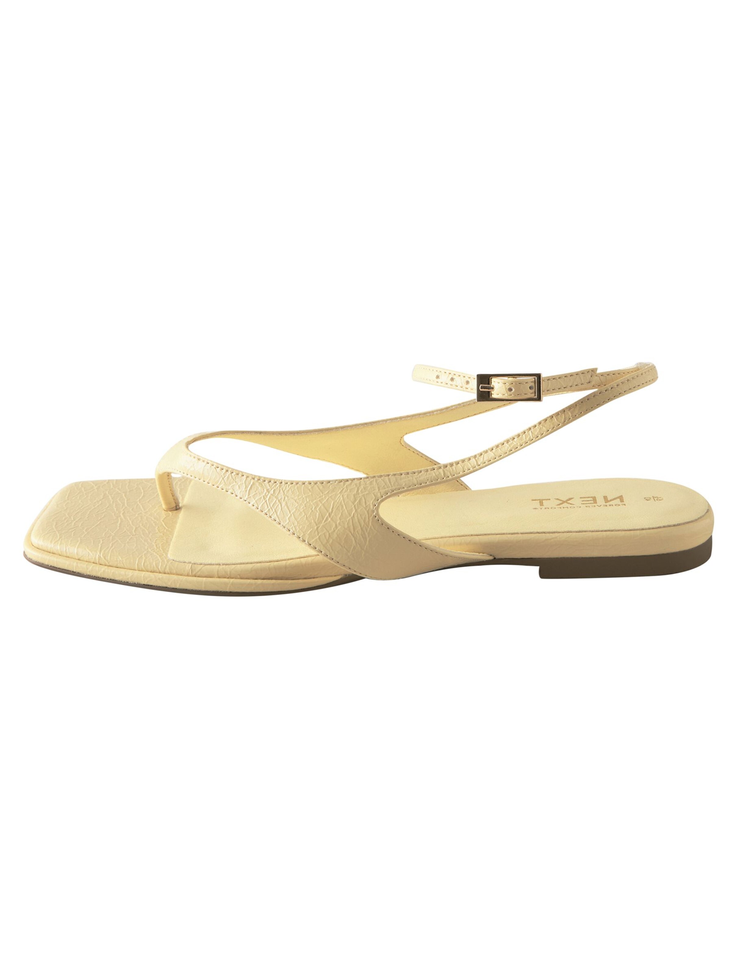 Sandales Next en jaune : devant