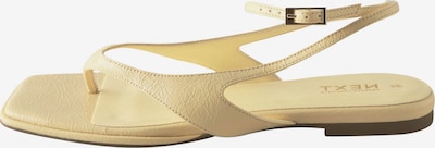 Sandalai iš Next, spalva – pastelinė geltona, Prekių apžvalga