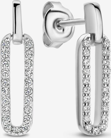 Boucles d'oreilles Parte di Me en argent : devant