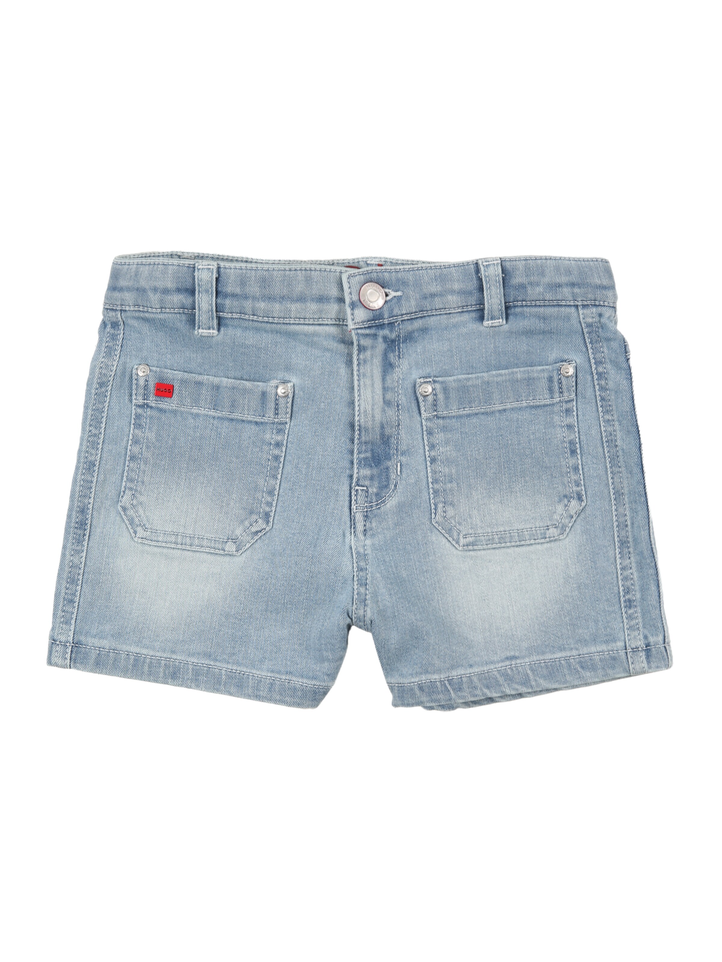 HUGO Shorts in blue denim, Produktansicht