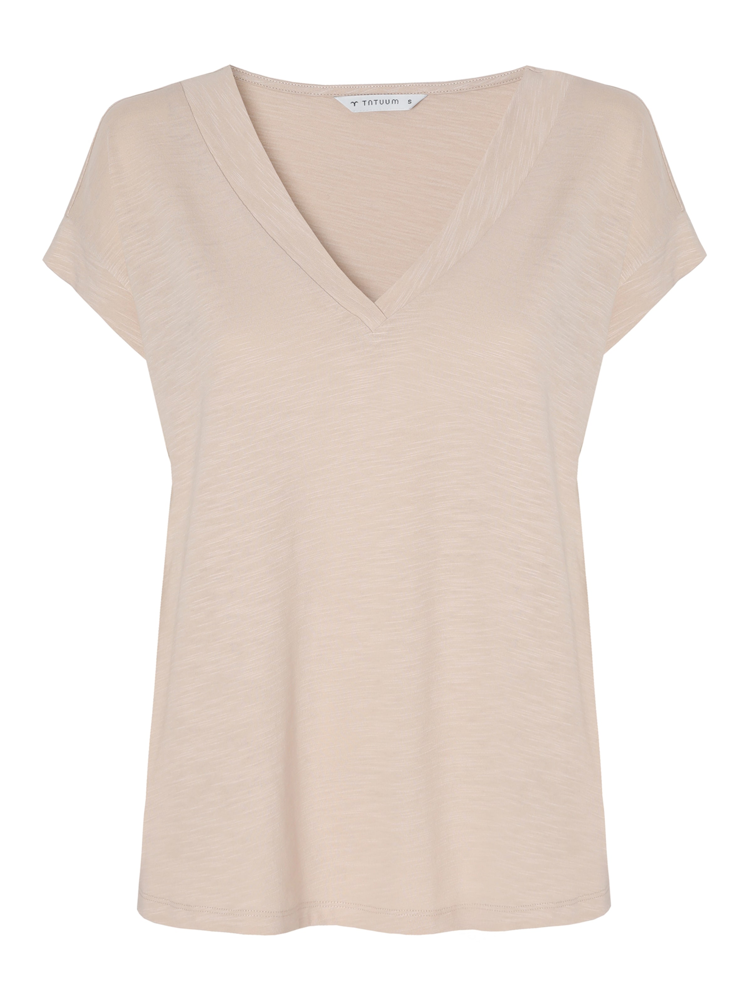 TATUUM Damenbluse Strickware SEVI in Beige: Vorderseite