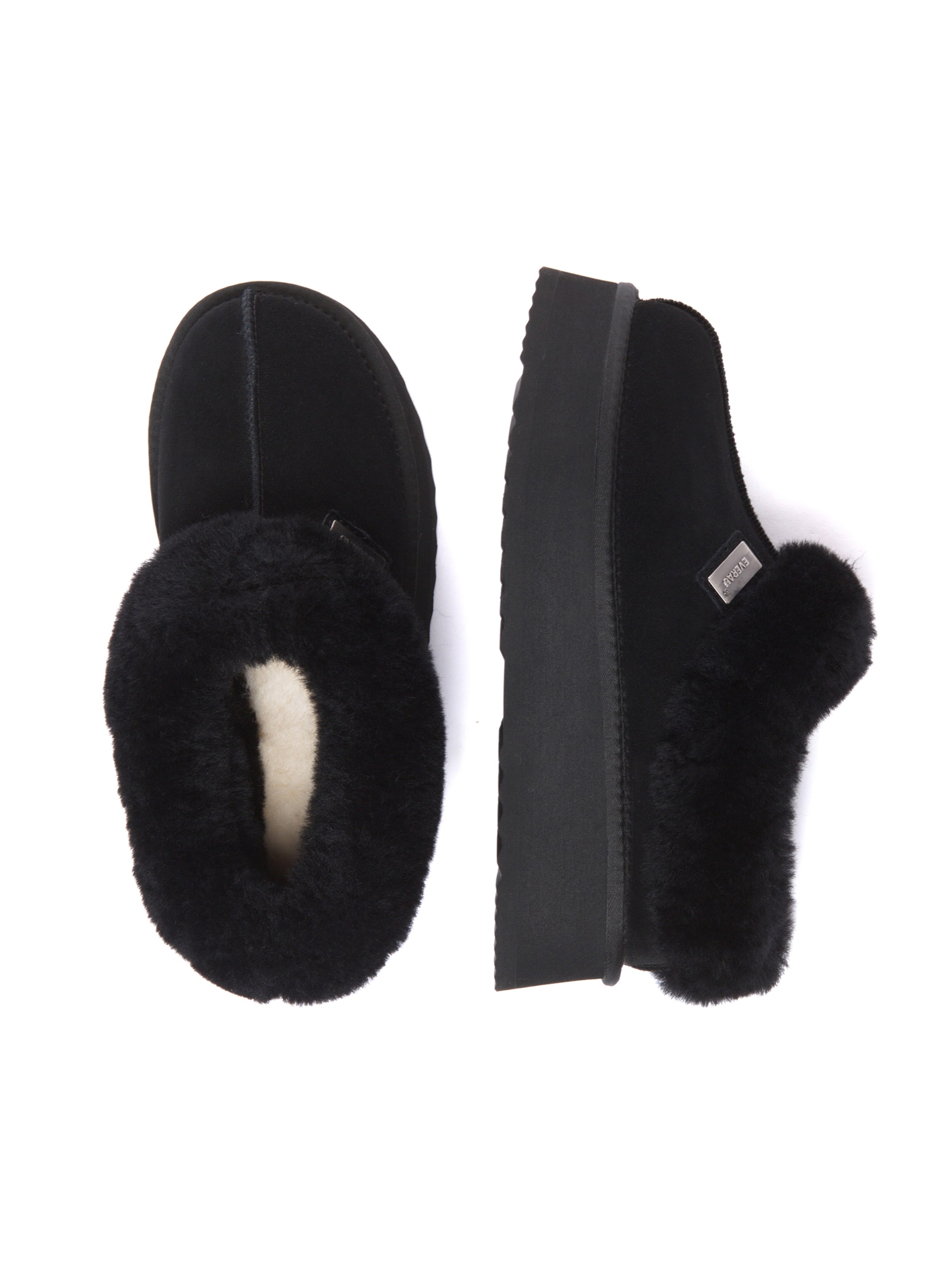 Everau Papuče 'Topknot' - Čierna