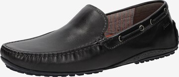 SIOUX Moccasins in Black: front