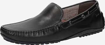 SIOUX Moccasins in Black: front