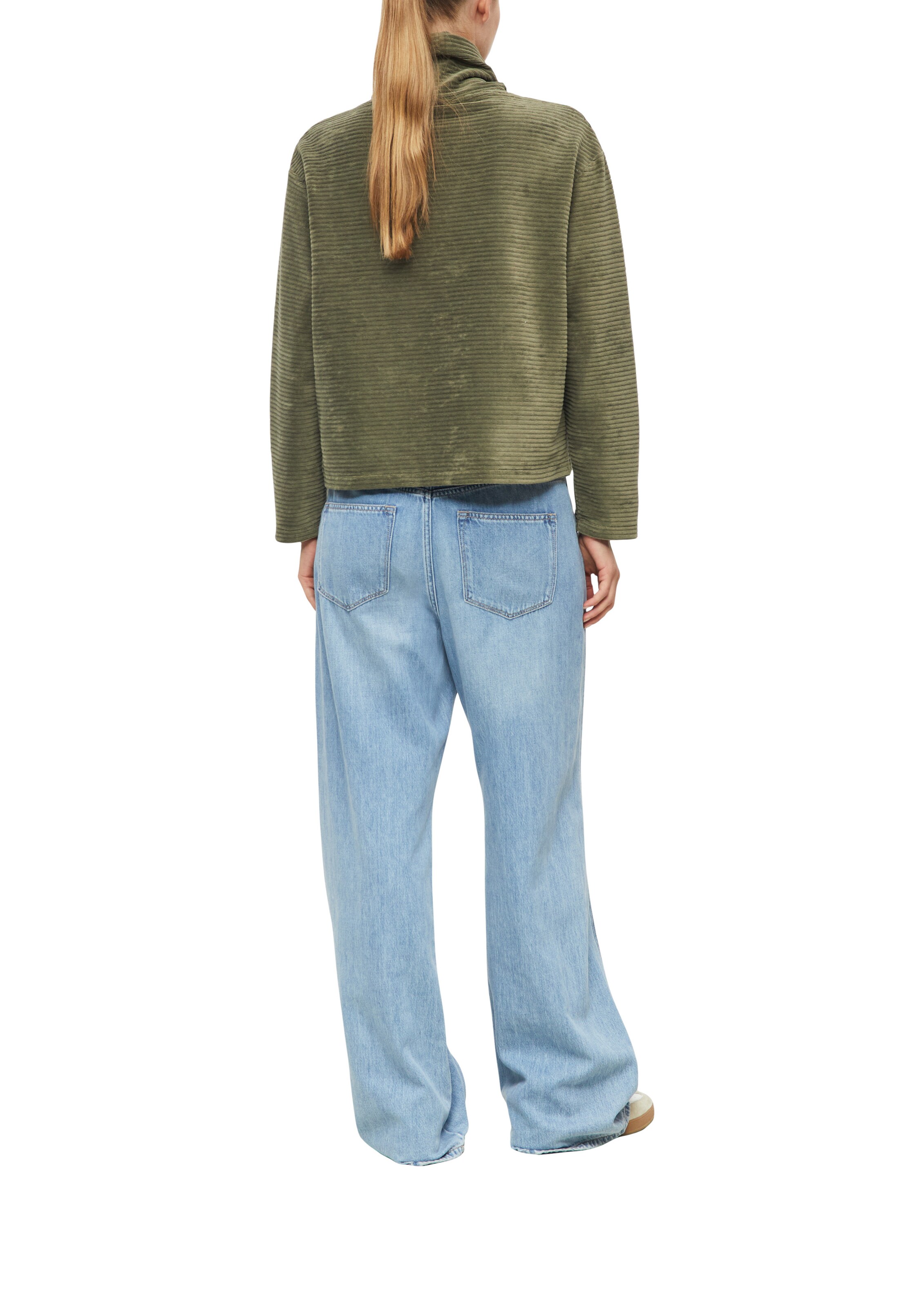 s.Oliver Sweatshirt in Groen