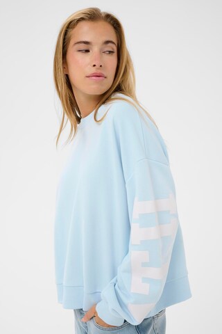 Kaffe Sweatshirt in Blauw