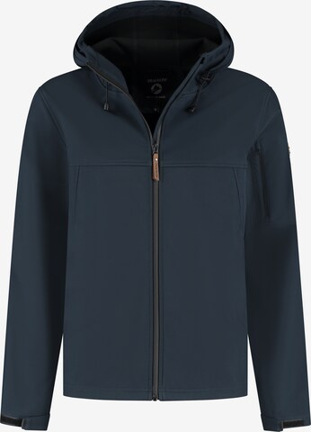 Veste outdoor 'Stian' Travelin en bleu : devant