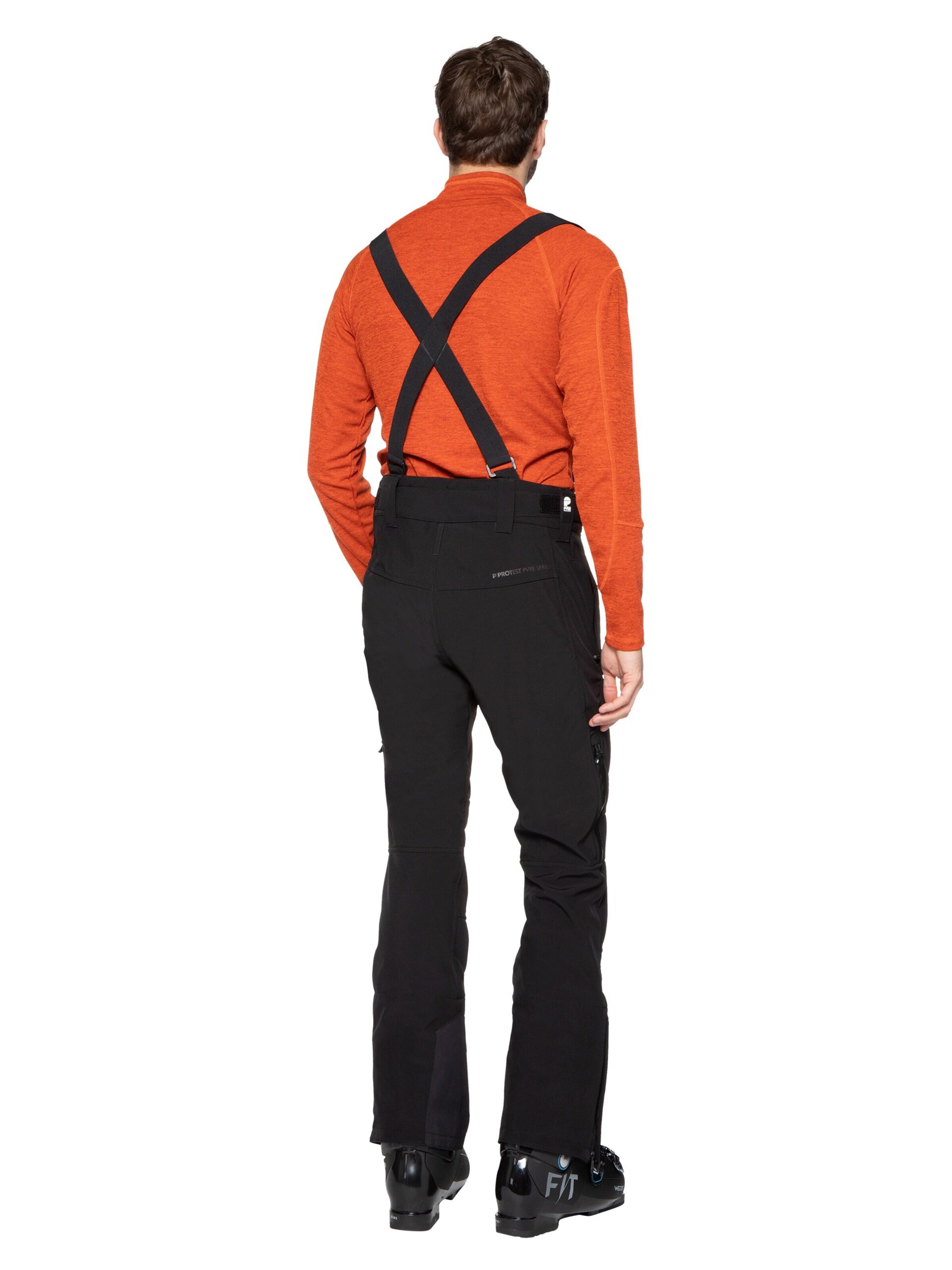 PROTEST Regular Workout Pants 'OWENY' in Black