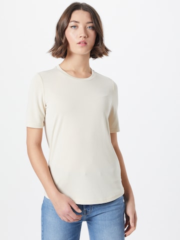 T-shirt 'STELLA' SELECTED FEMME en beige : devant