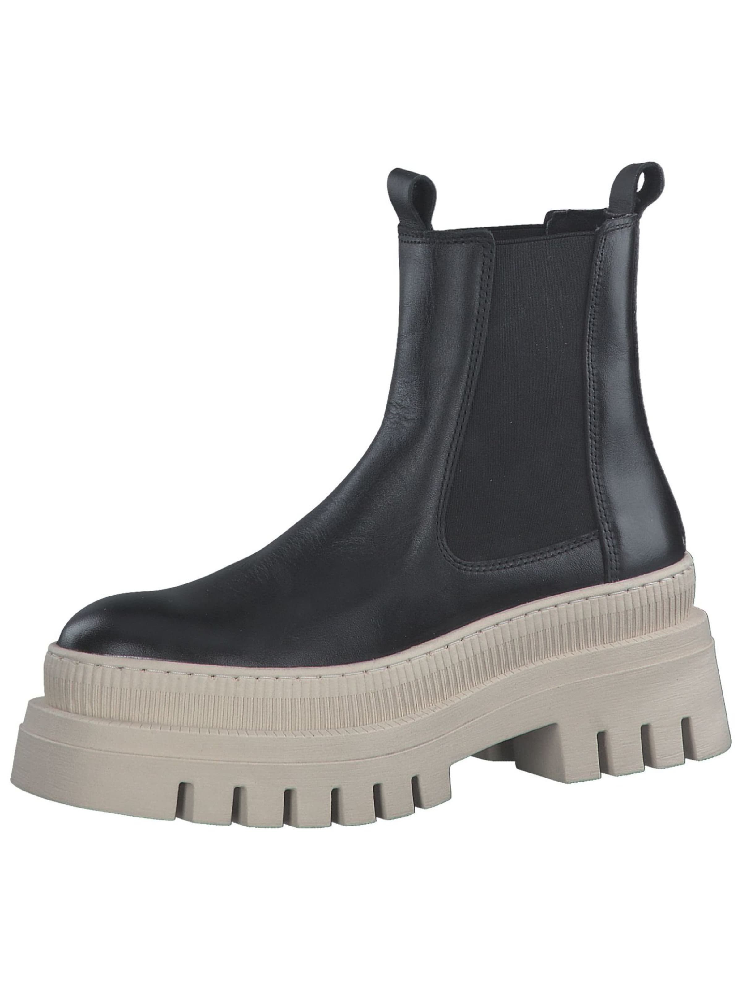 Tamaris Chelsea Boots in Schwarz: Vorderseite