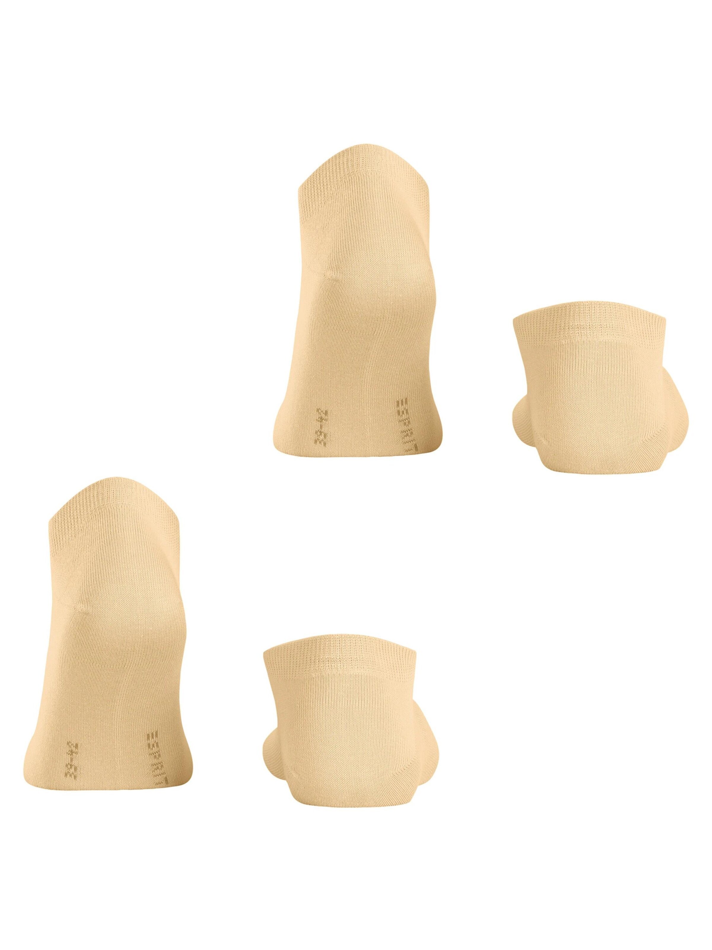 ESPRIT Füßlinge 'Basic Uni 2-Pack'‌‌ in Beige