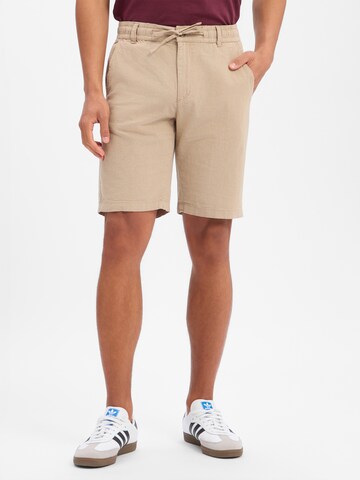 Lindbergh Regular Hose in Beige: Vorderseite