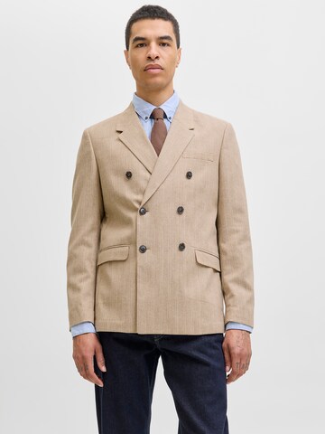 Coupe slim Veste de costume 'JPRLuis' JACK & JONES en beige : devant
