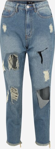Missguided Petite Jeans in Blue: front