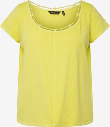 T-shirt Ulla Popken en jaune : devant