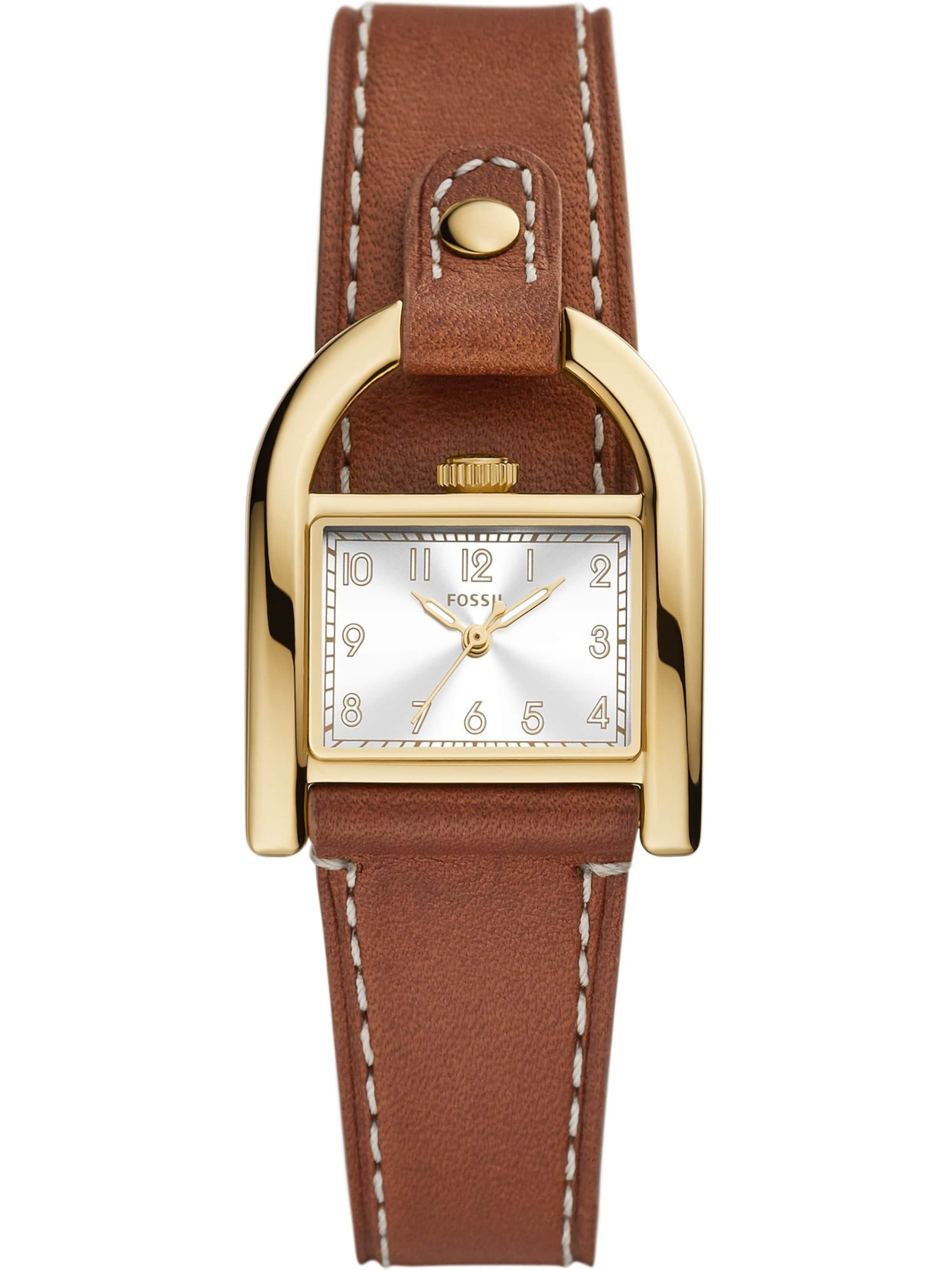 FOSSILAnalogni sat 'HARWELL' - smeđa boja: prednji dio