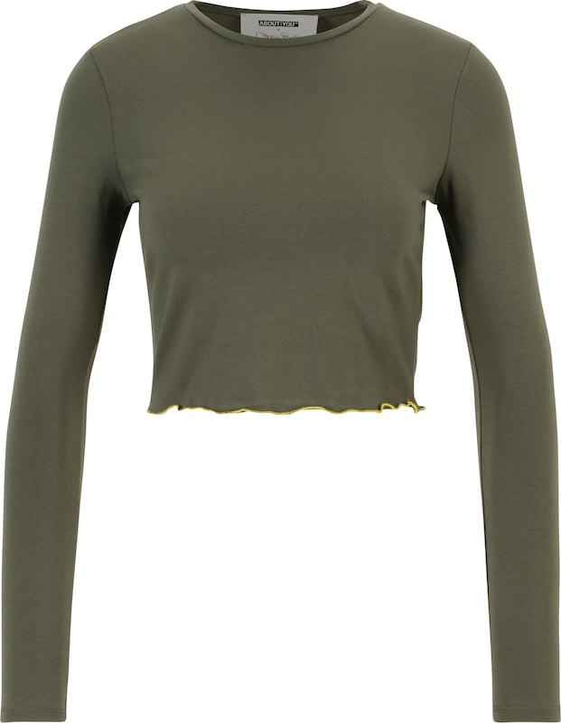 ABOUT YOU x Chiara Biasi Shirt 'Jule' in Khaki ABOUT YOU x Chiara Biasi Shirt 'Jule' in Khaki