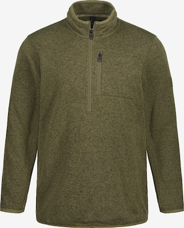 JAY-PI Fleece jas in Groen: voorkant