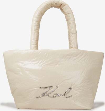 Karl Lagerfeld Shopper en crema, Vista del producto