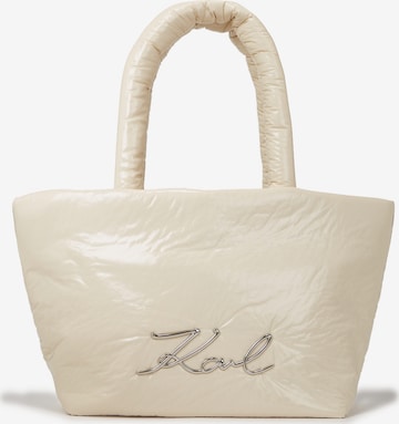 Karl Lagerfeld - Shopper em bege: frente