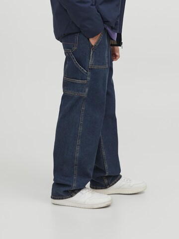 Jack & Jones Junior Loosefit Jeans 'Chris Utility MF 868' i blå