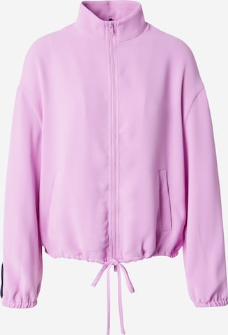 Essentiel Antwerp Collegetakki 'Hidaho' värissä lila: etupuoli