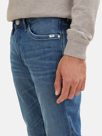 TOM TAILOR Slimfit Jeans 'Troy' in Blauw