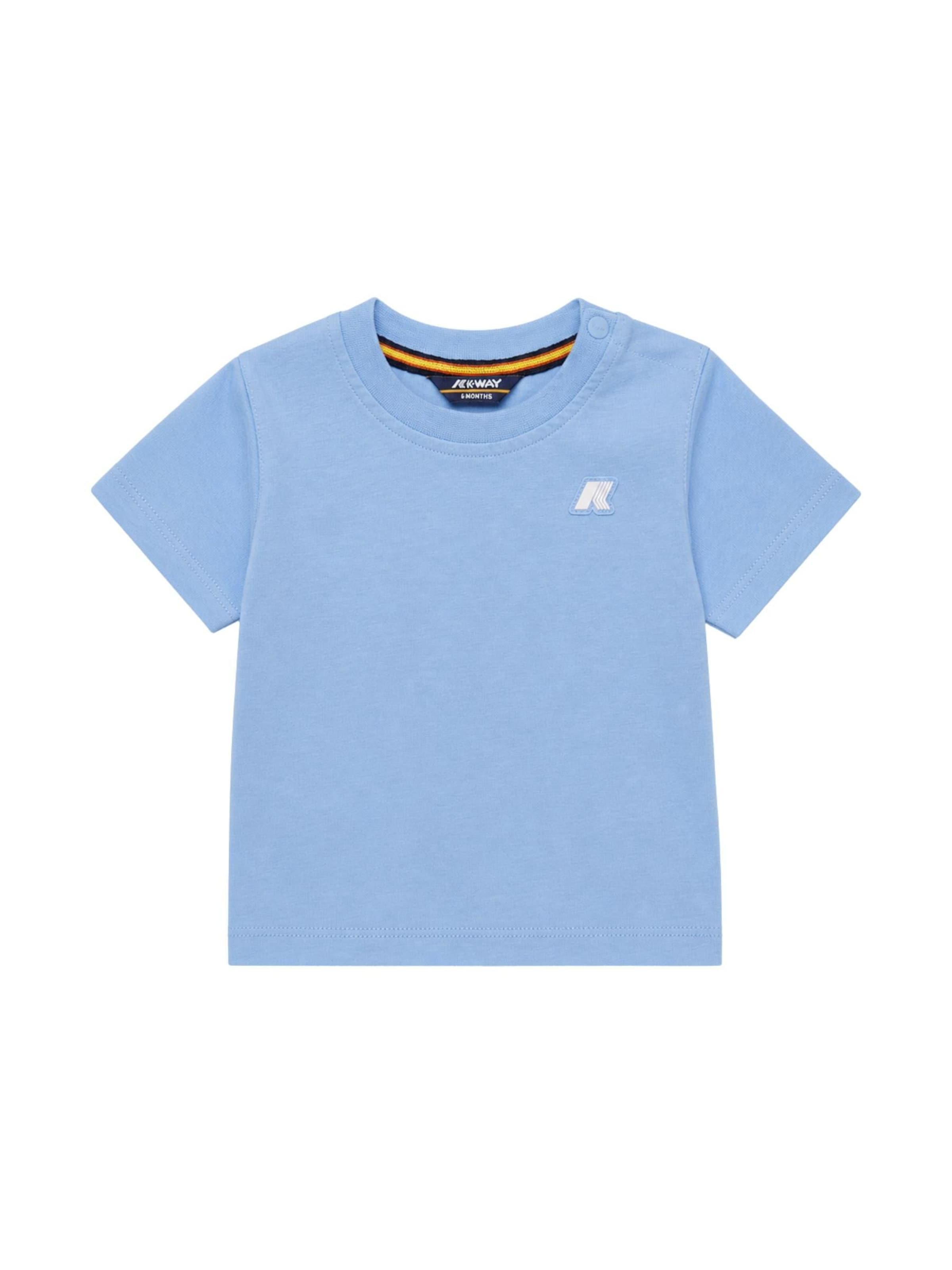 K-Way Shirt 'K-WAY KIDS E. PETE JERSEY T-SHIRT' in Blue: front