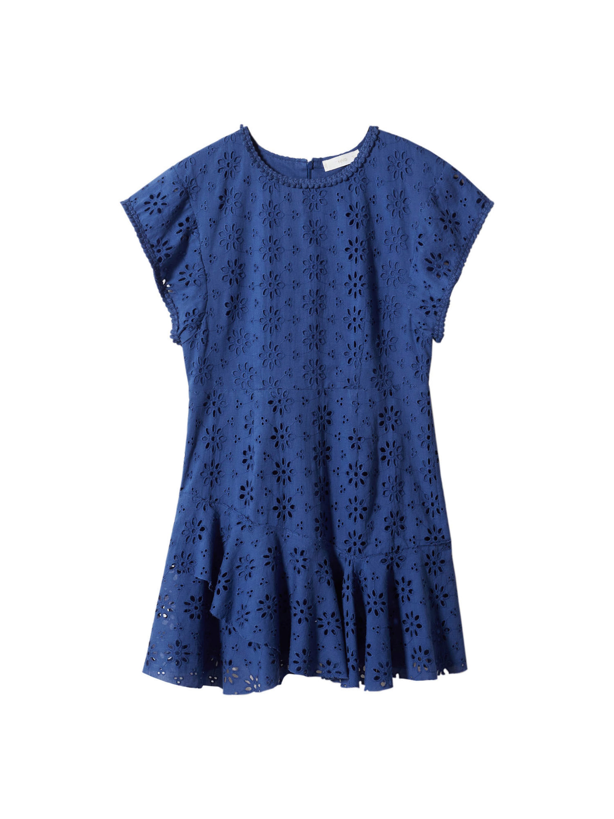 MANGO Kleid in Blau: Vorderseite
