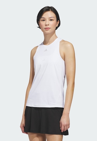 ADIDAS PERFORMANCE - Top deportivo 'Club' en blanco: frente