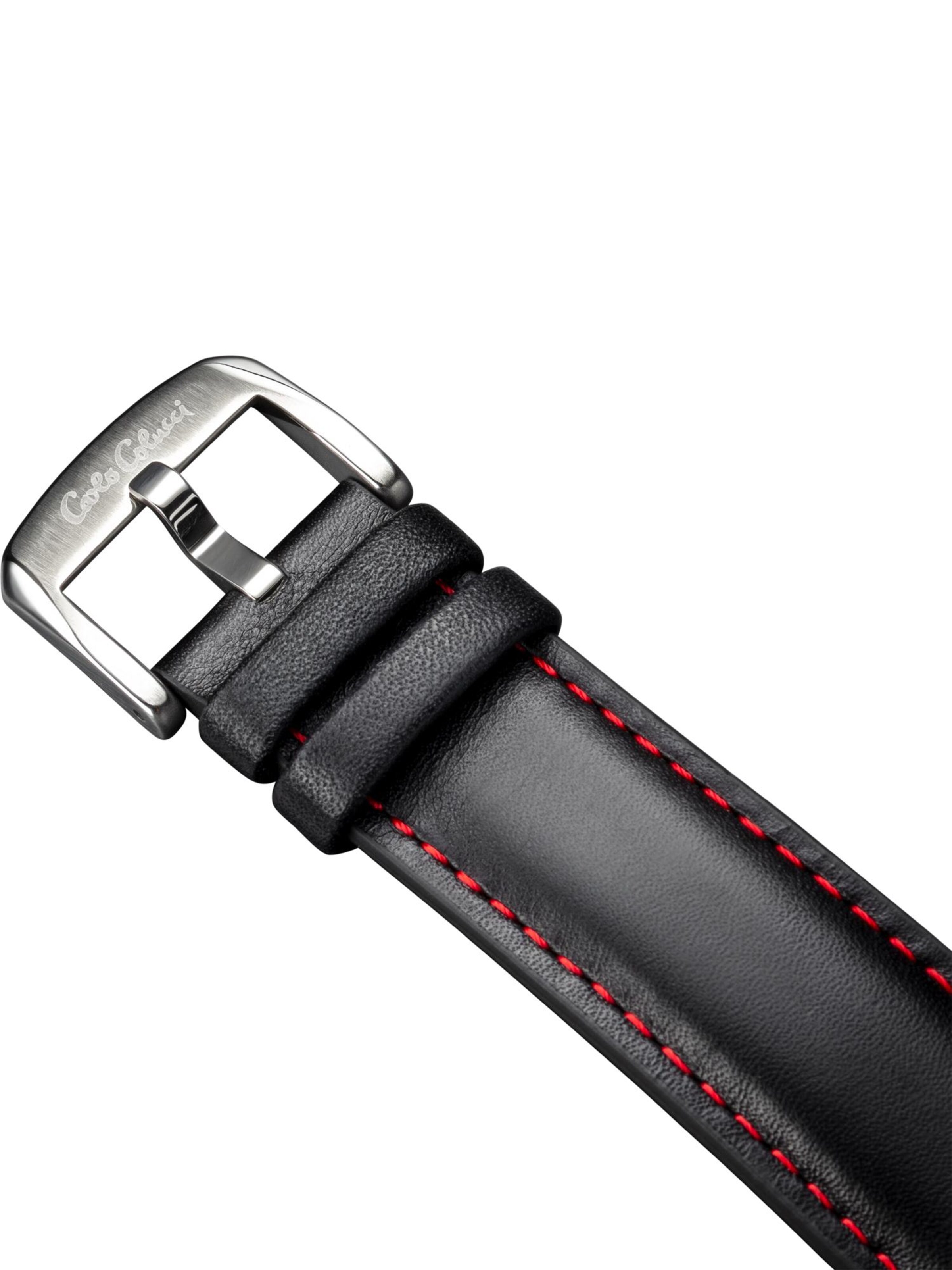 Carlo Colucci Analog Watch 'Dosser' in Black