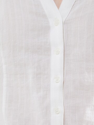 GAP Bluza 'DOBBY' | bela barva
