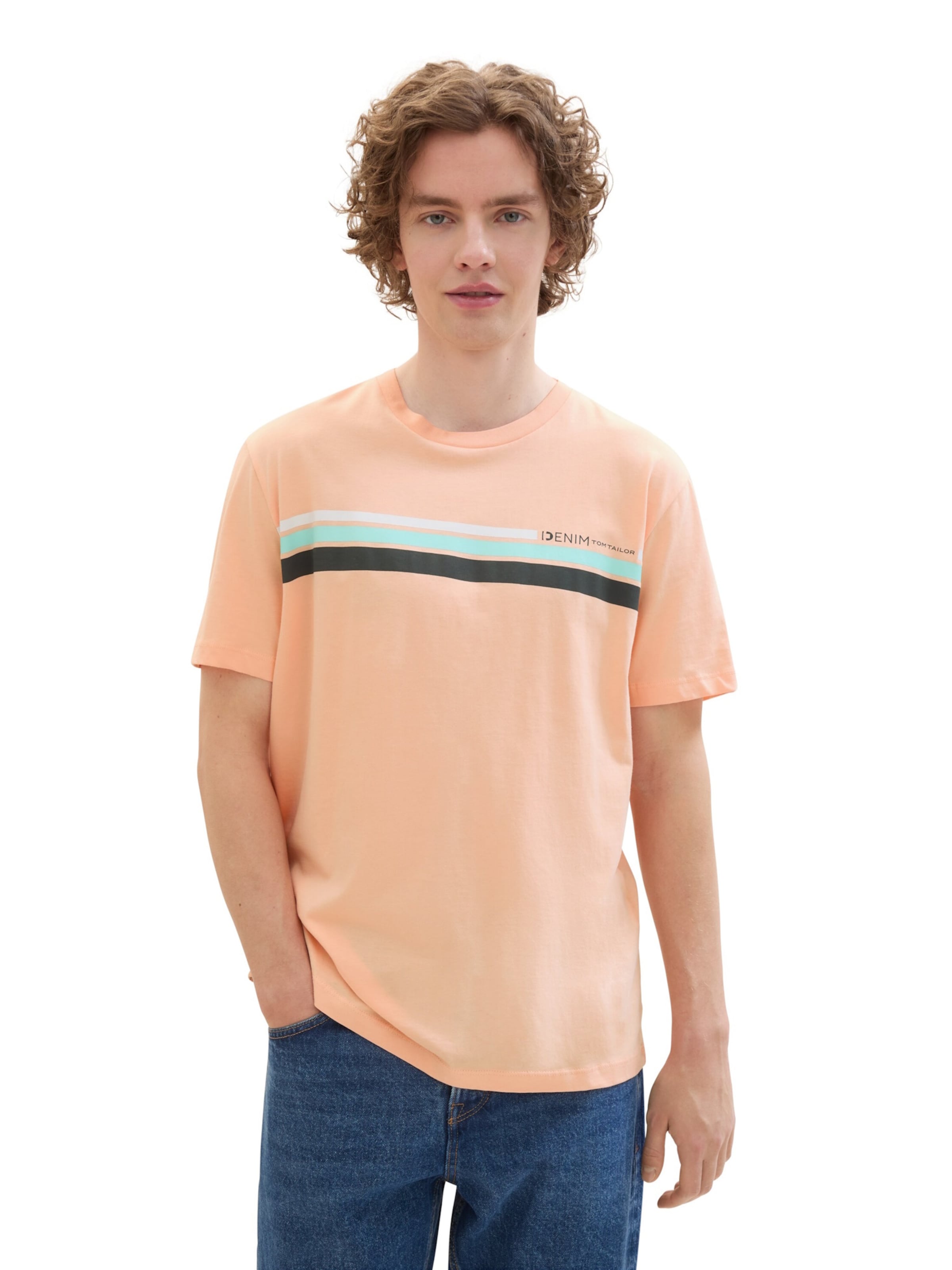 TOM TAILOR DENIM Bluser & t-shirts i orange: forside