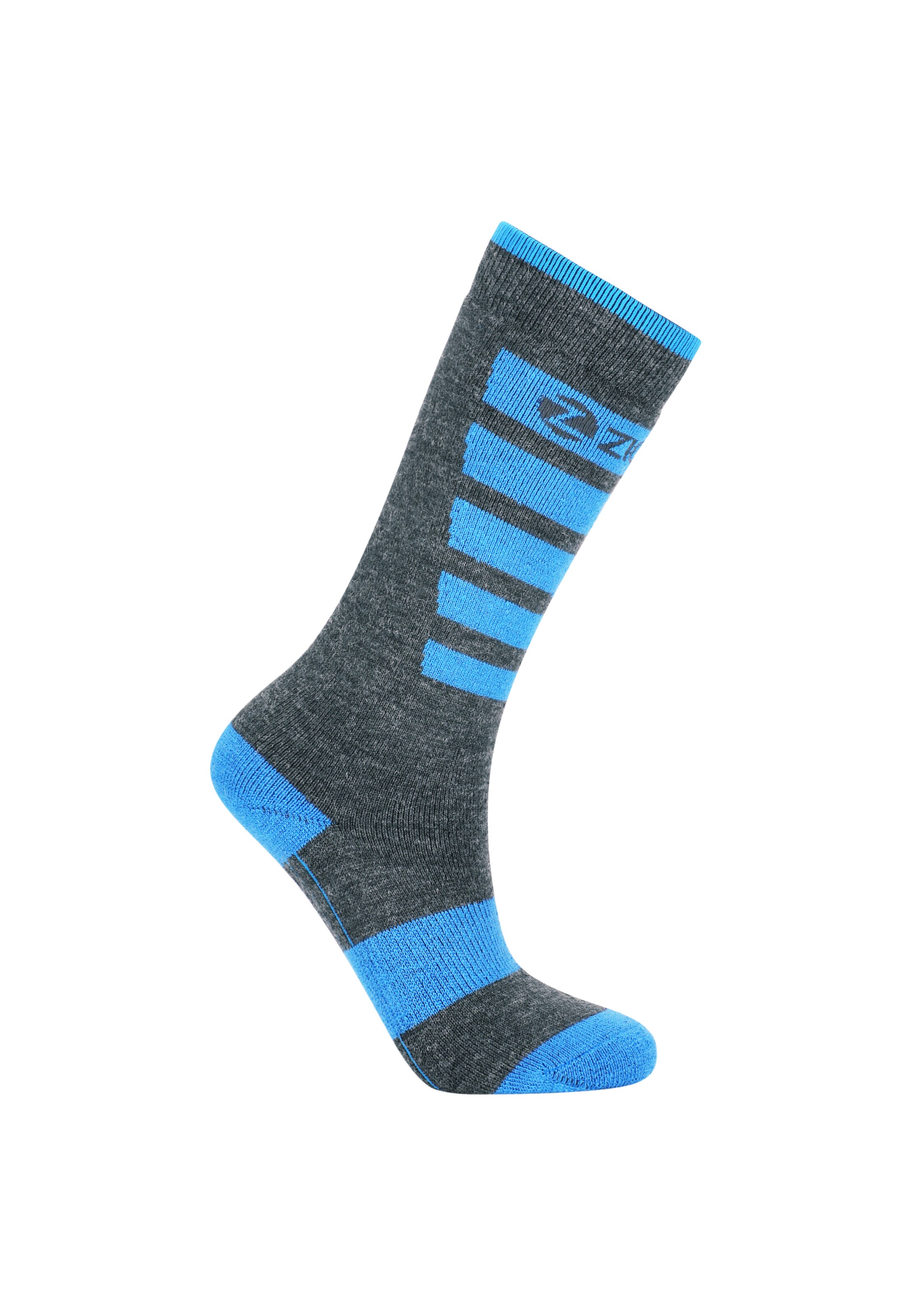 ZigZag Athletic Socks 'Znow' in Blue