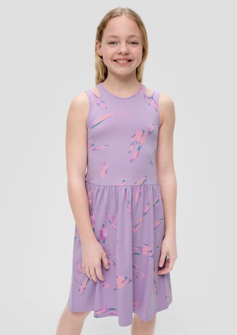s.Oliver Kleid in Lila: Vorderseite