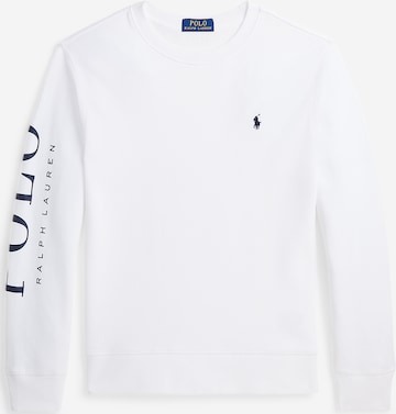 Polo Ralph Lauren Sweatshirt in White: front