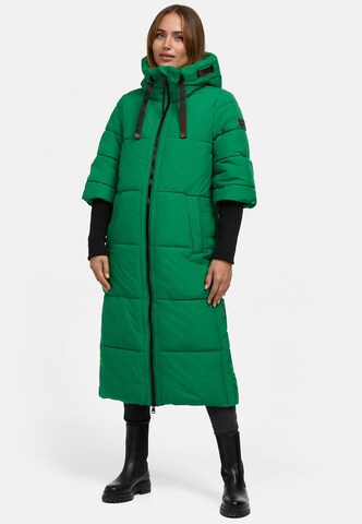 Manteau d’hiver 'Ciao Miau XIV' NAVAHOO en vert
