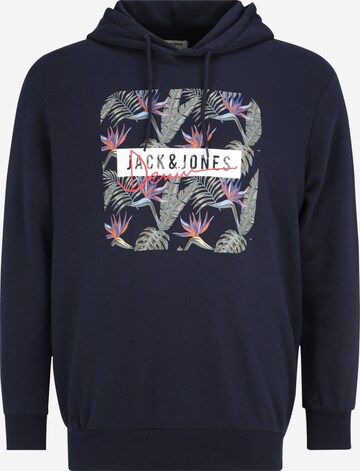 Jack & Jones PlusSweater majica - plava boja: prednji dio