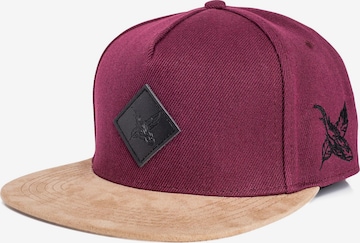 Blackskies Cap 'Port Moody' in Red: front