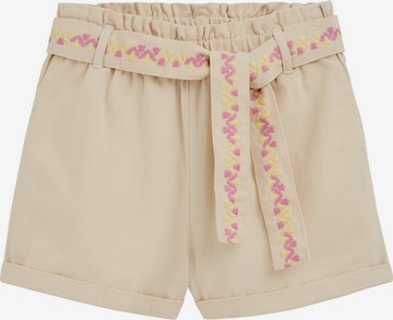 WE Fashion Regular Housut värissä beige: etupuoli