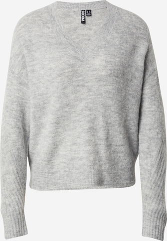 PIECES - Jersey en gris: frente