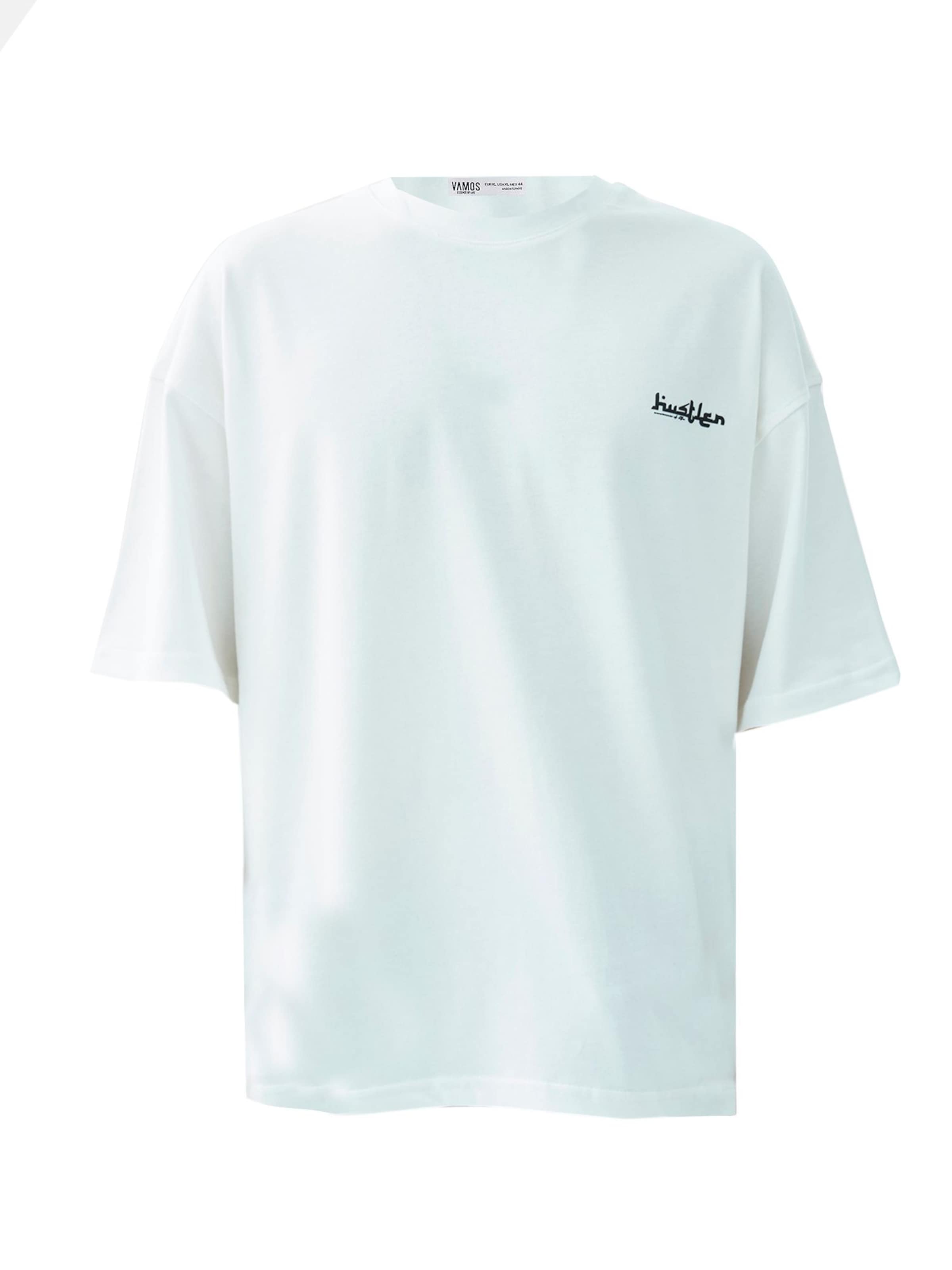 VAMOS CLO Tričko - Biela: predná strana