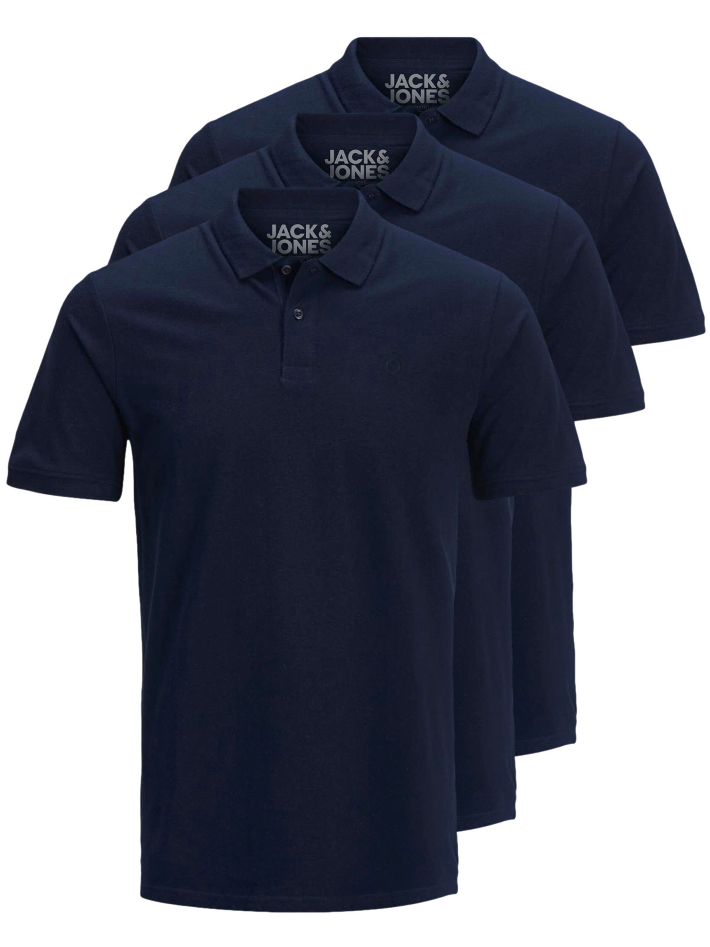 JACK & JONES Poloshirt 'JJBasic' in Blau: Vorderseite