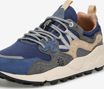 Baskets basses 'YAMANO 3 MAN' Flower Mountain en bleu : devant