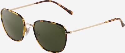 Polo Ralph Lauren Lunettes de soleil '0PH3134' en marron / cognac / or / vert foncé, Vue avec produit